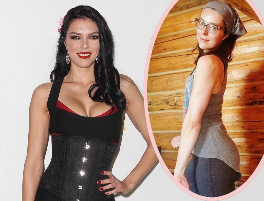 Adrianne Curry Shows Off New Curves After Having Breast Implants