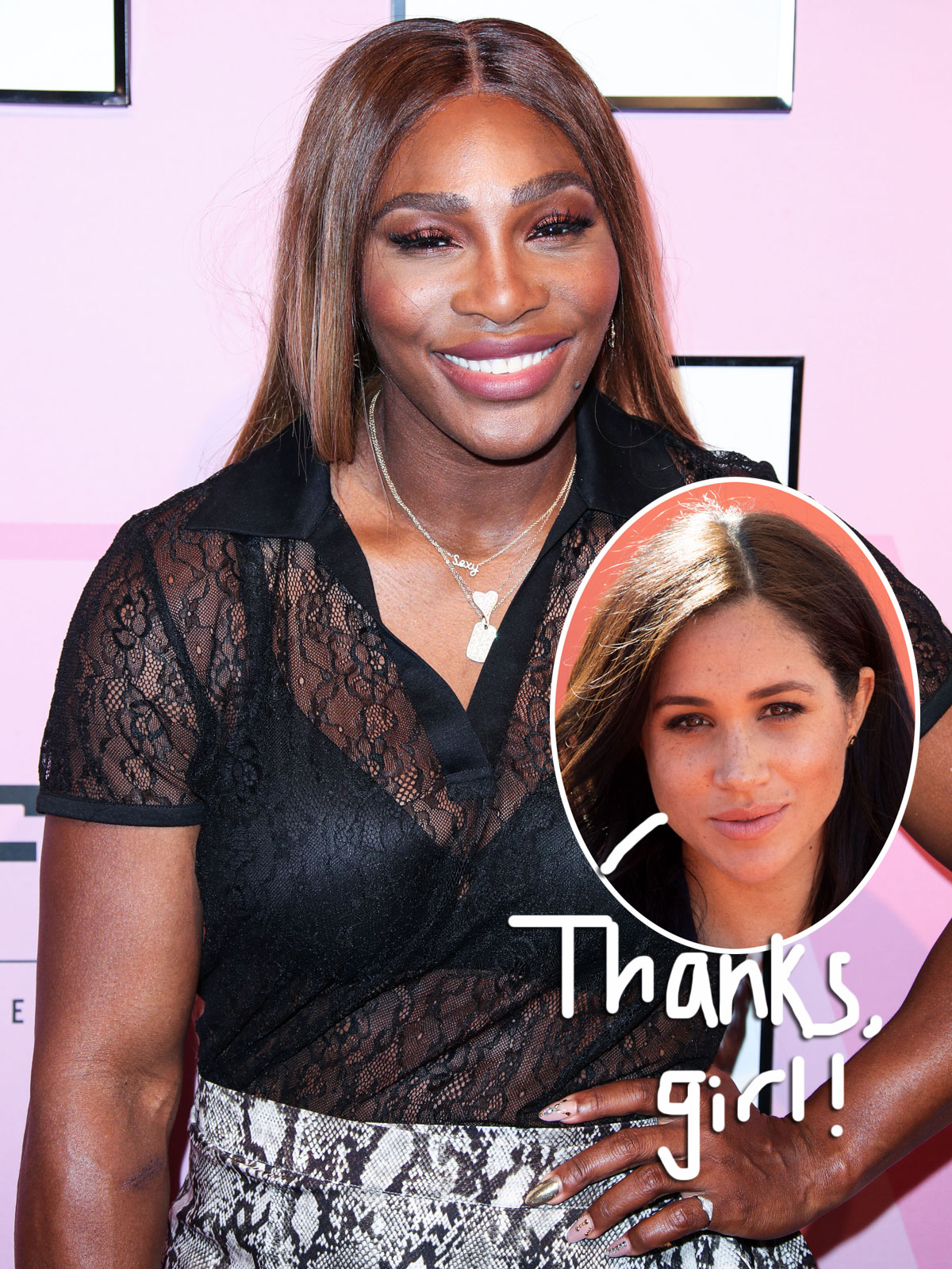Serena Williams avoids talking about Meghan Markle