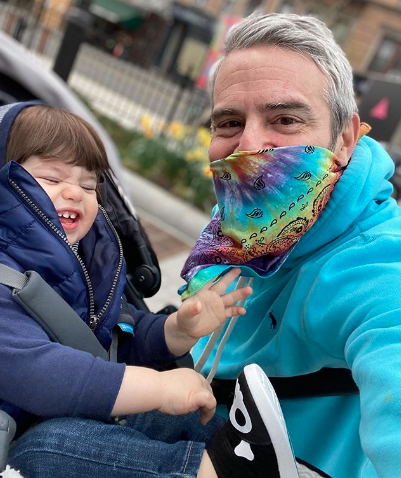 Andy Cohen and son Benjamin take an Easter walk together