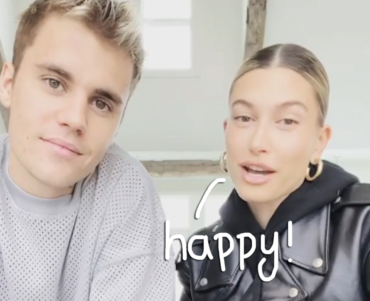 hailey and justin bieber happy during quarantine