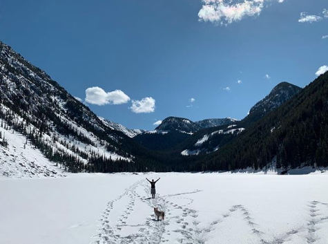 Justin Timberlake shares snowy Montana photo while social distancing