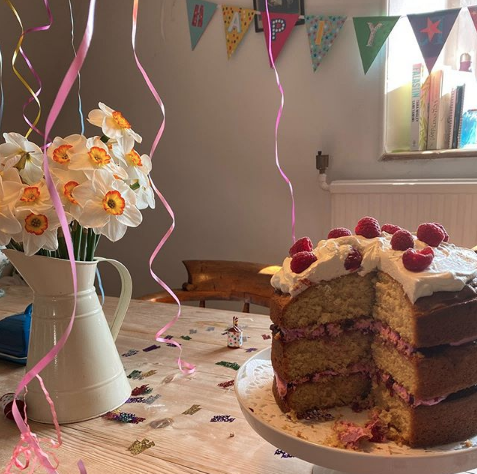 Lily Allen shares homemade cake for David Harbour's birthday