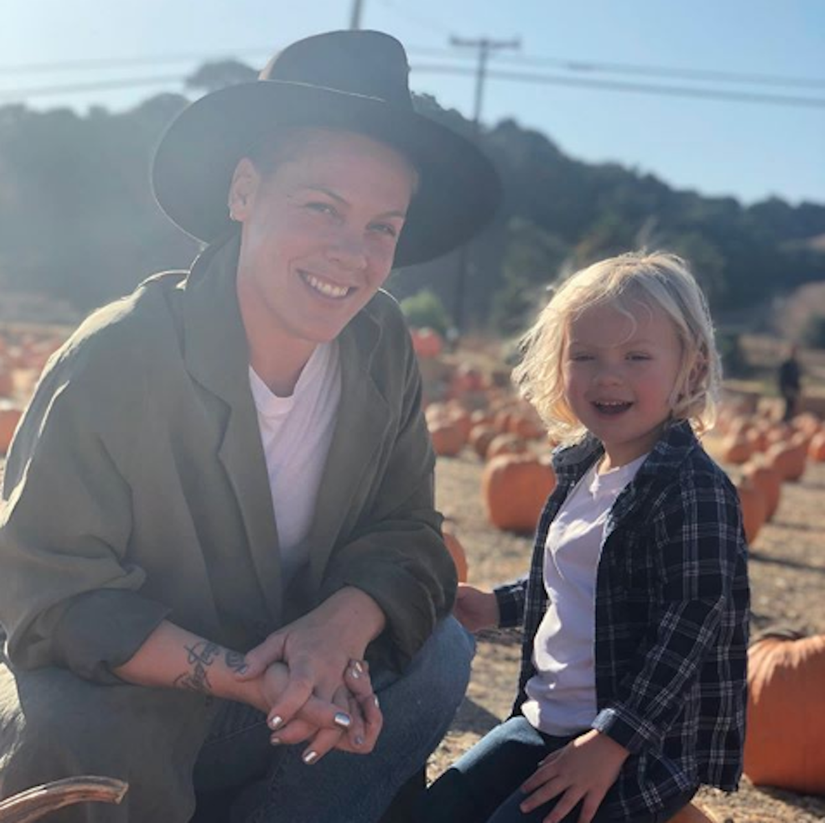 pink and son jameson have recovered after coronavirus diagnosis