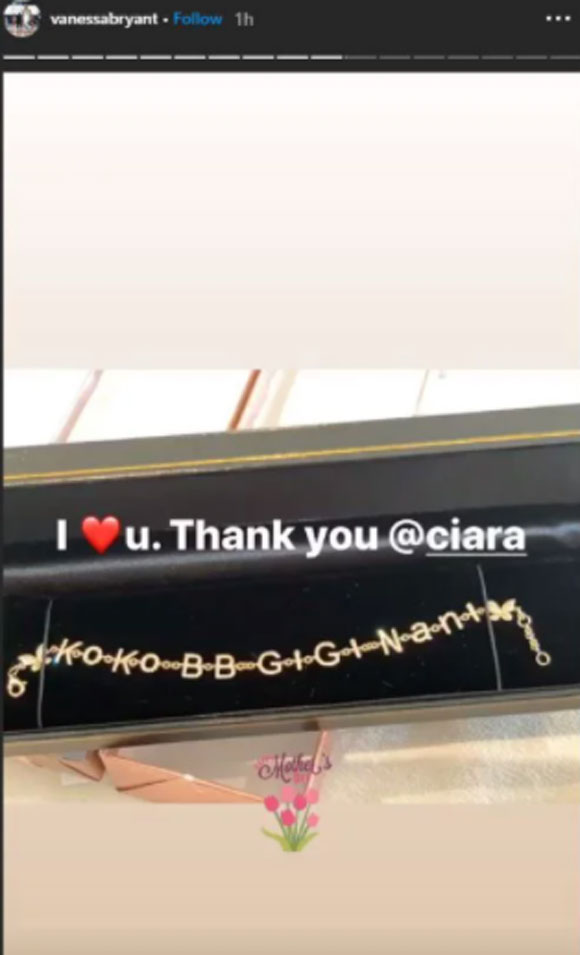 Vanessa Bryant shares Mother's Day gifts from her kids. 