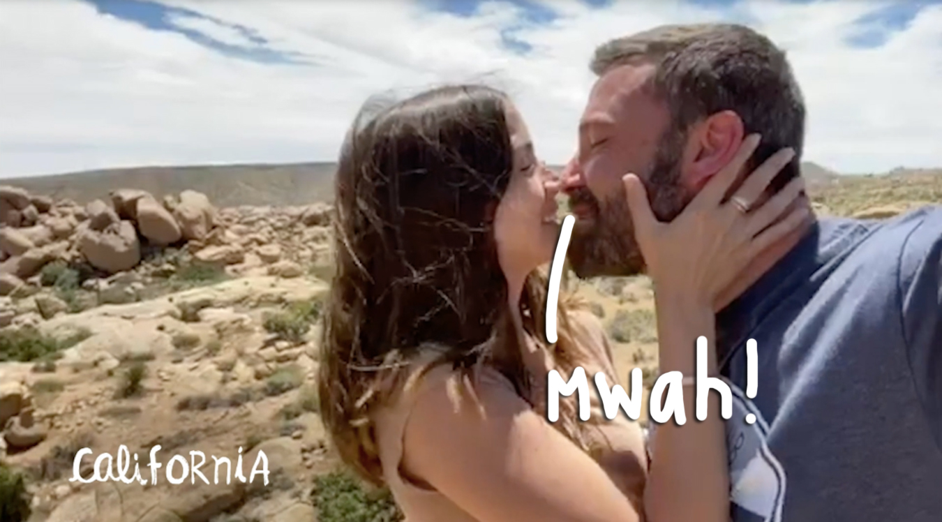 ben affleck and ana de armas share a kiss for music video