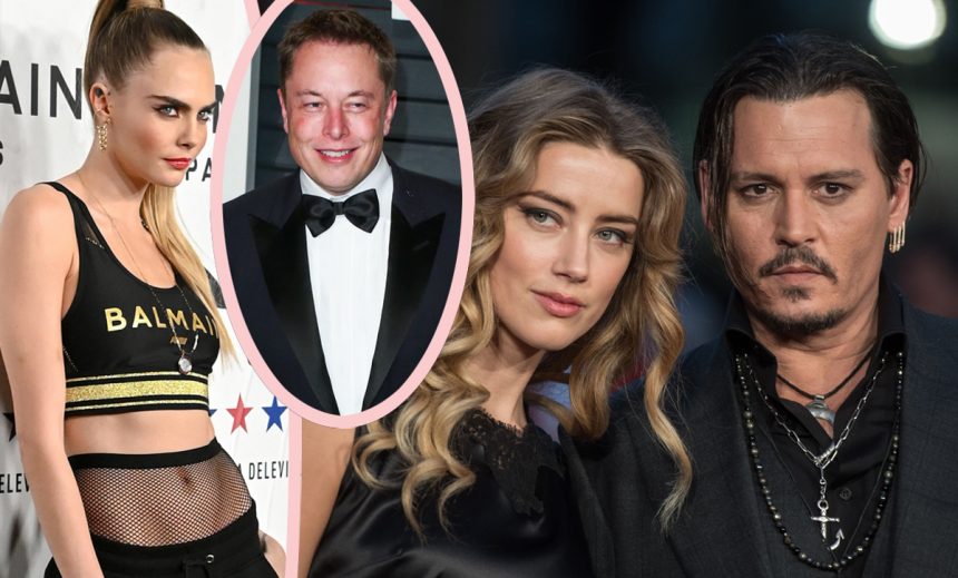 Amber Heard Had A Threesome With Cara Delevingne & Elon