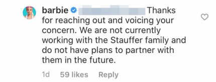 Barbie/Mattel announces they will no longer partner with controversial YouTube star Myka Stauffer.