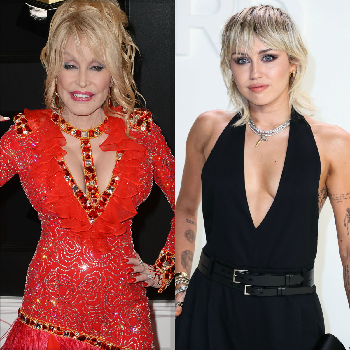 Dolly Parton and Miley Cyrus are related