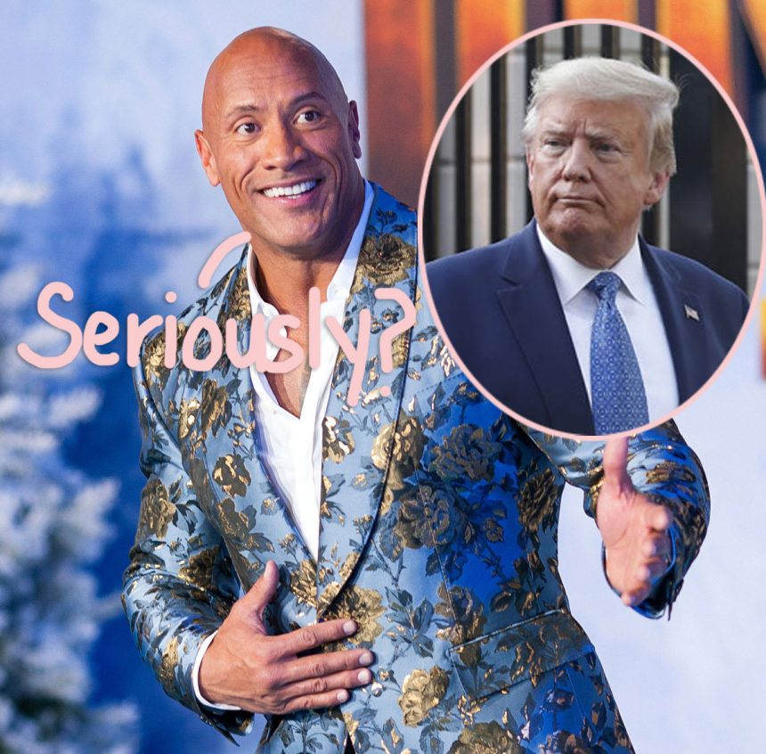 Dwayne Johnson Donald Trump