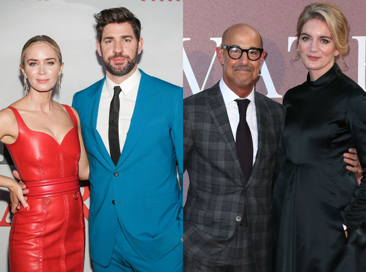 Emily Blunt, John Krasinski, and Stanley Tucci are related