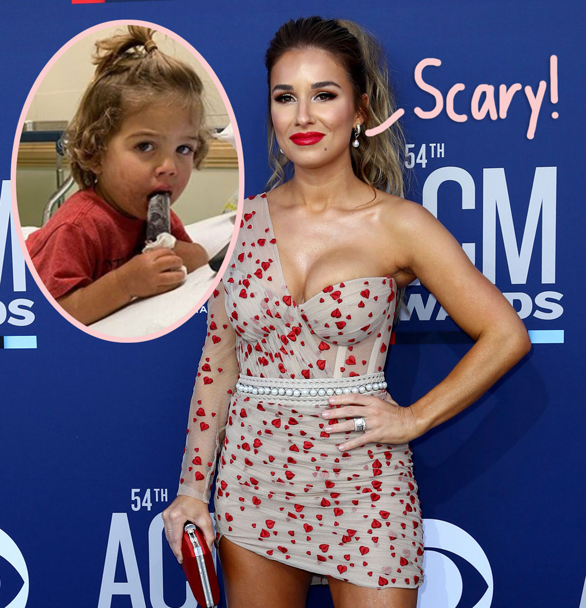 Jessie James Decker's son Forrest was hospitalized after a 'freak' bug bite infection.