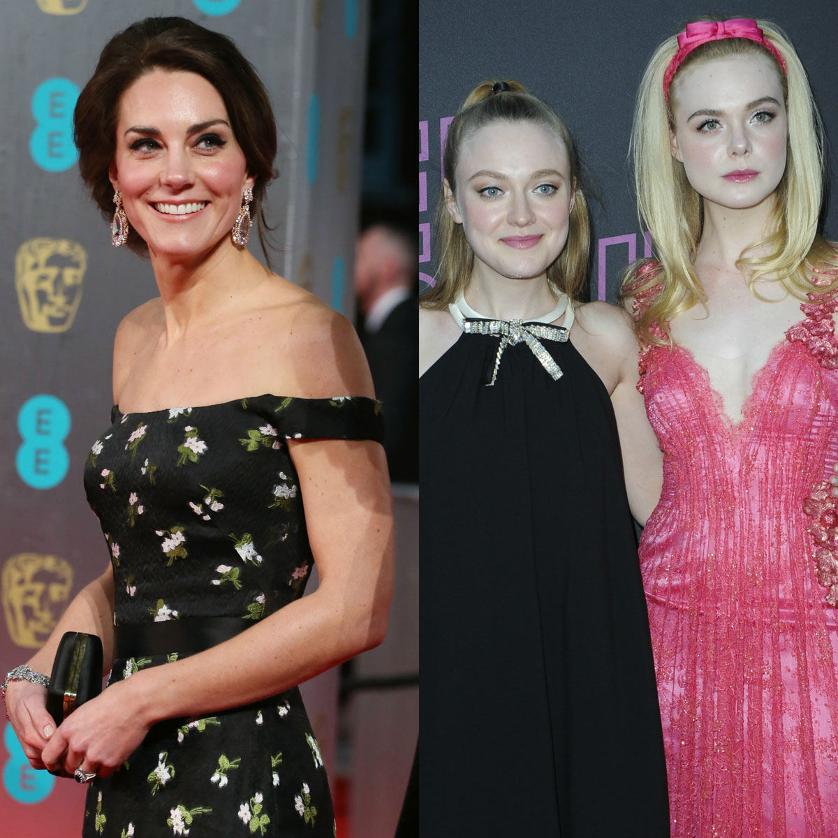 Kate Middleton and Dakota and Elle Fanning are related
