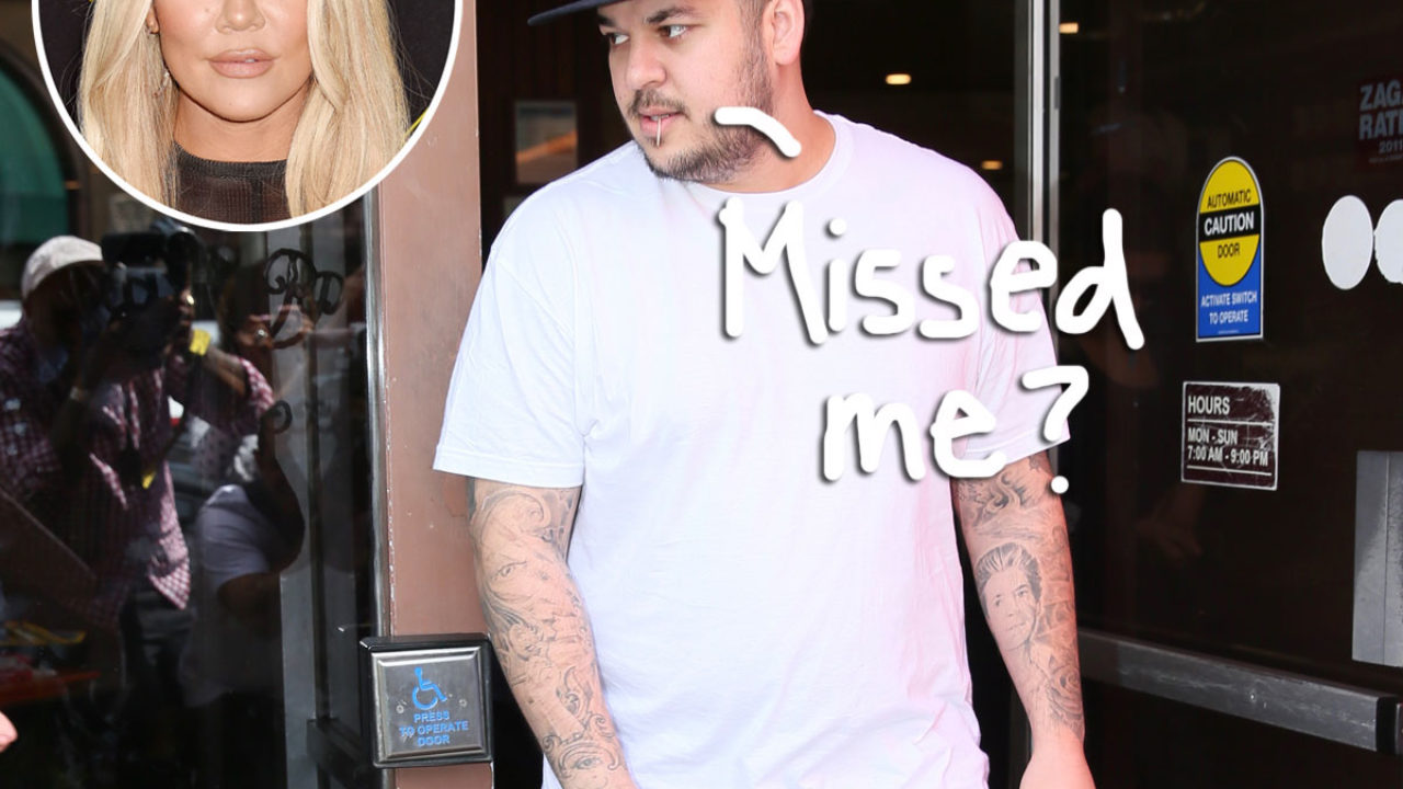 Rob Kardashian Quits Drinking, Looks Thinner at Kim's Bday