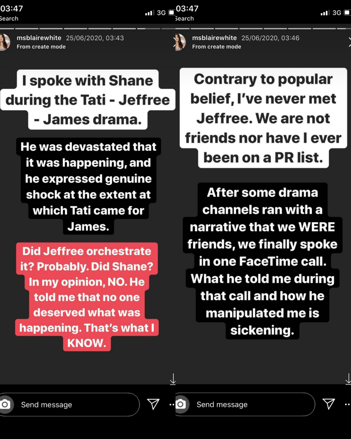 blaire white threats against jeffree star 2