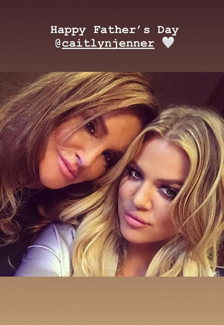 Khloe Kardashian shows off a Father's Day throwback photo of Bruce (Caitlyn) Jenner and Robert Kardashian Sr.