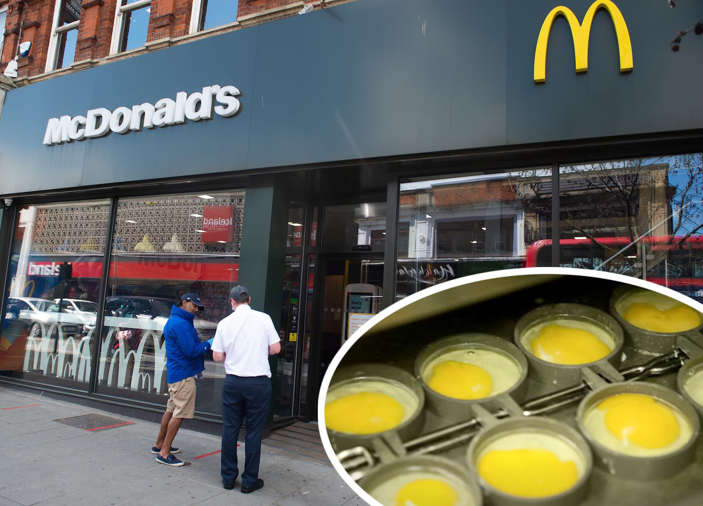 officer karen cries over mcdonald's mcmuffin sandwich