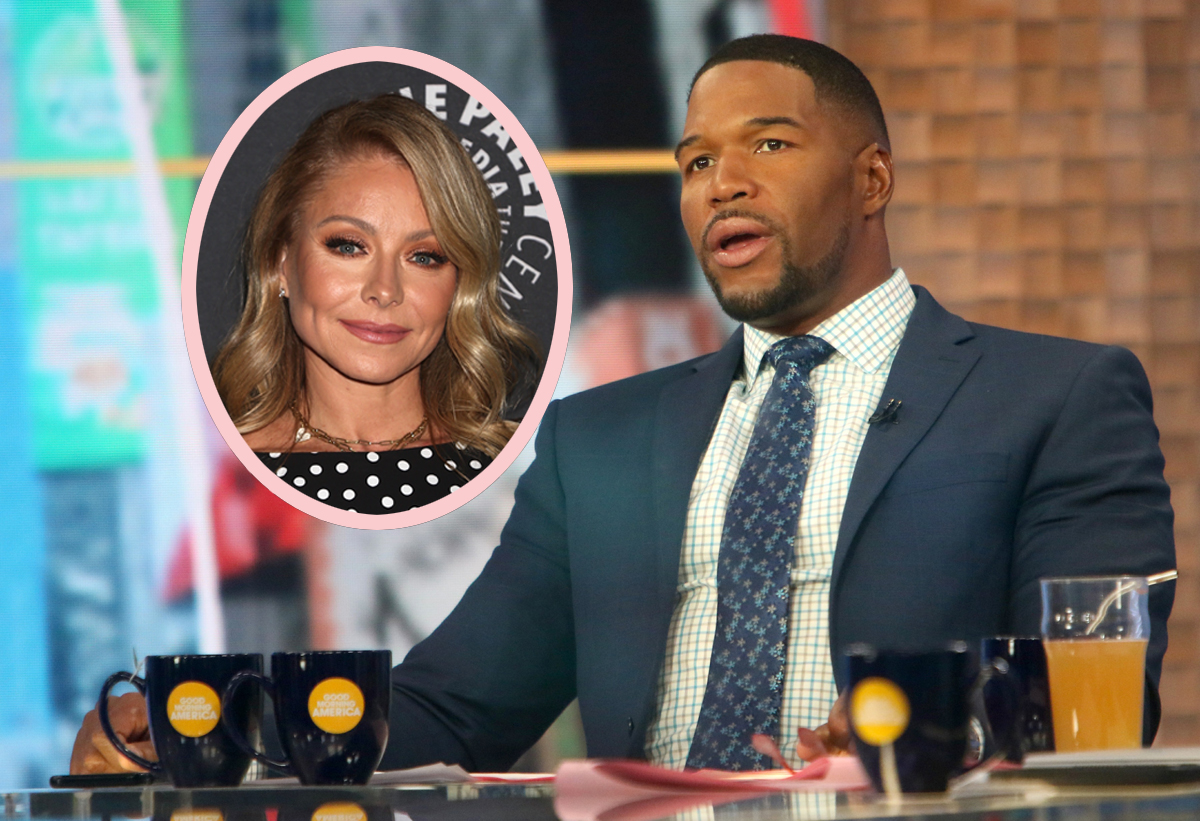 Michael Strahan Was Afraid Of Speaking Up As A Black Man On Live With Kelly Perez Hilton 
