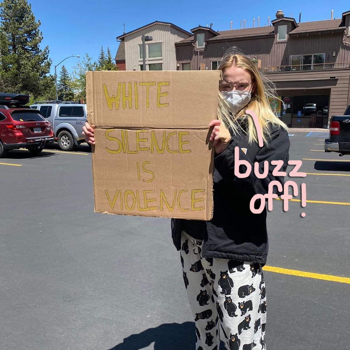 sophie turner claps back over black lives matter protest