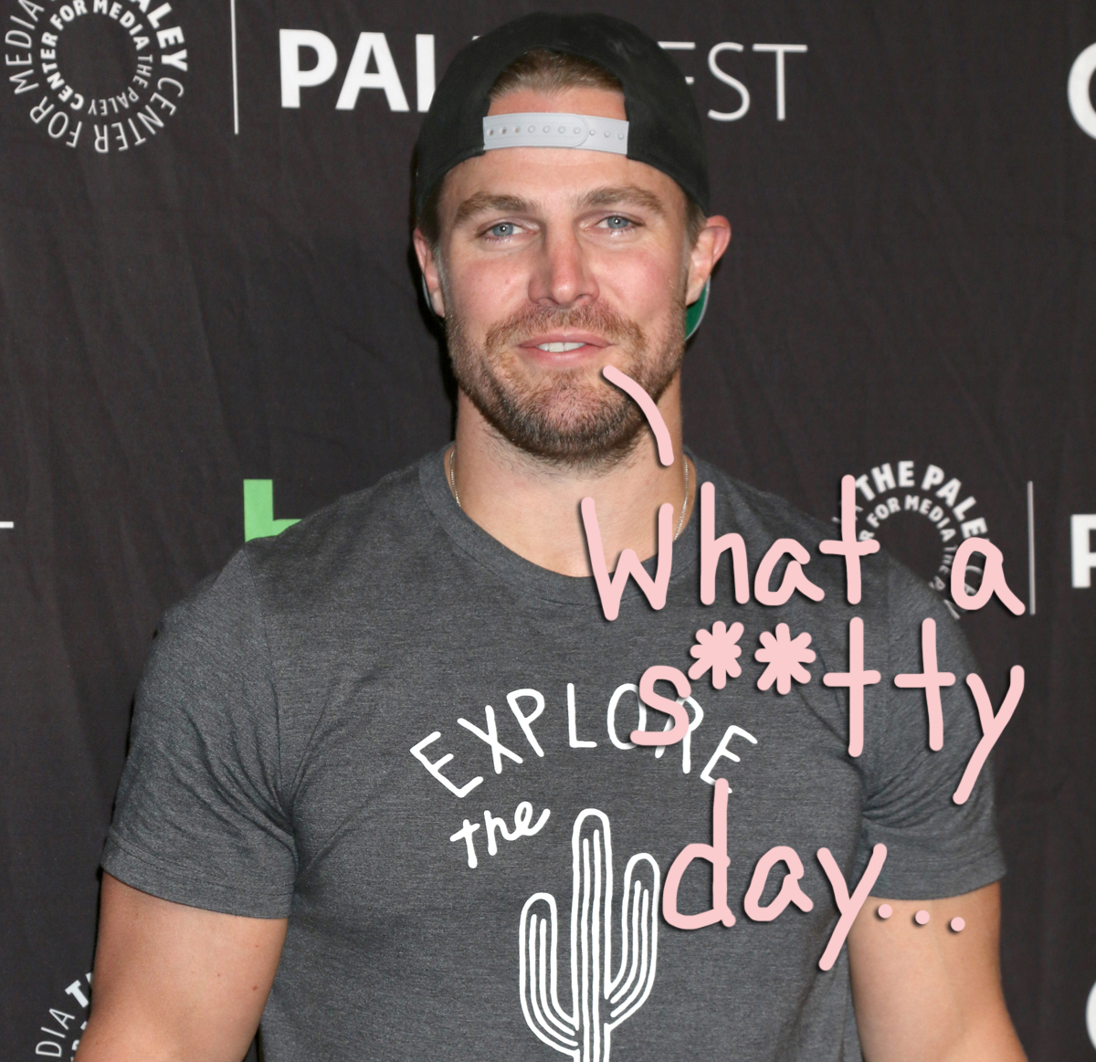 Stephen Amell is dealing with a SUPER s**tty neighbor who is busy pooping on his roof!