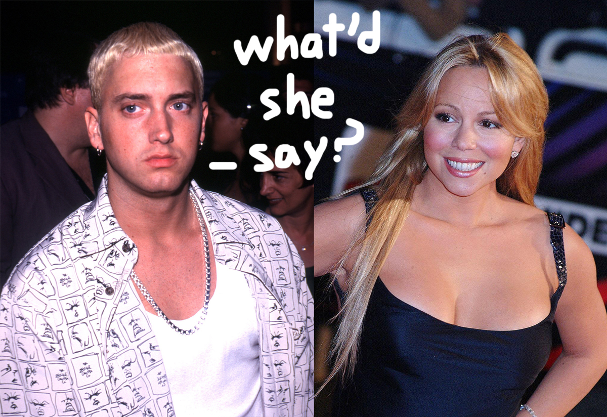 Eminem Is TERRIFIED Mariah Carey Is Going To Say He's 'Bad In Bed' In Her  Upcoming Memoir! - Perez Hilton