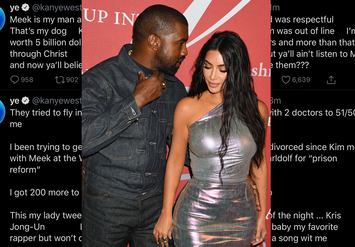 Kanye West admits he's tried to divorce Kim Kardashian since 2019