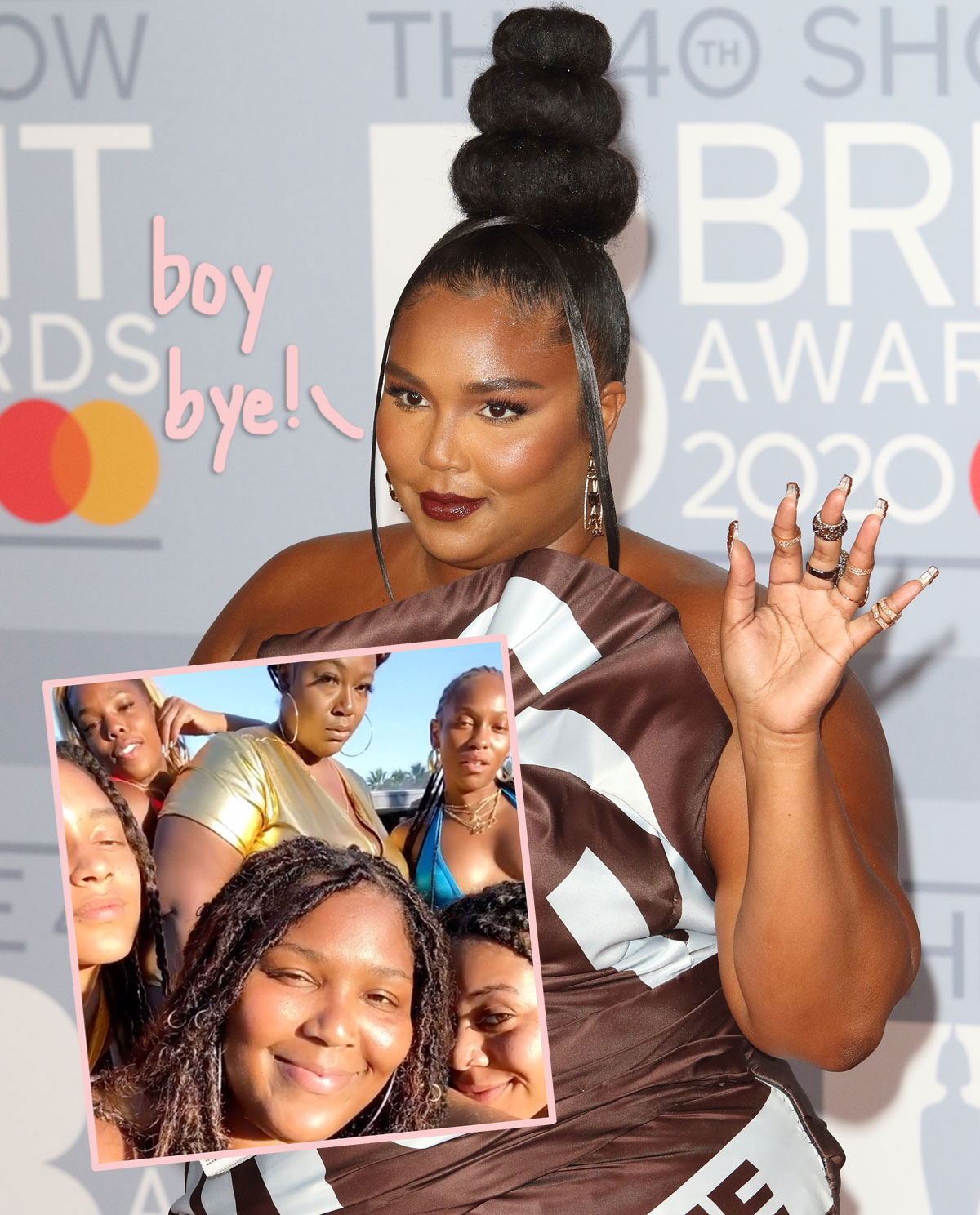 Lizzo claps back at vacation property rental owner who allegedly kicked her and her friends out from their stay early.