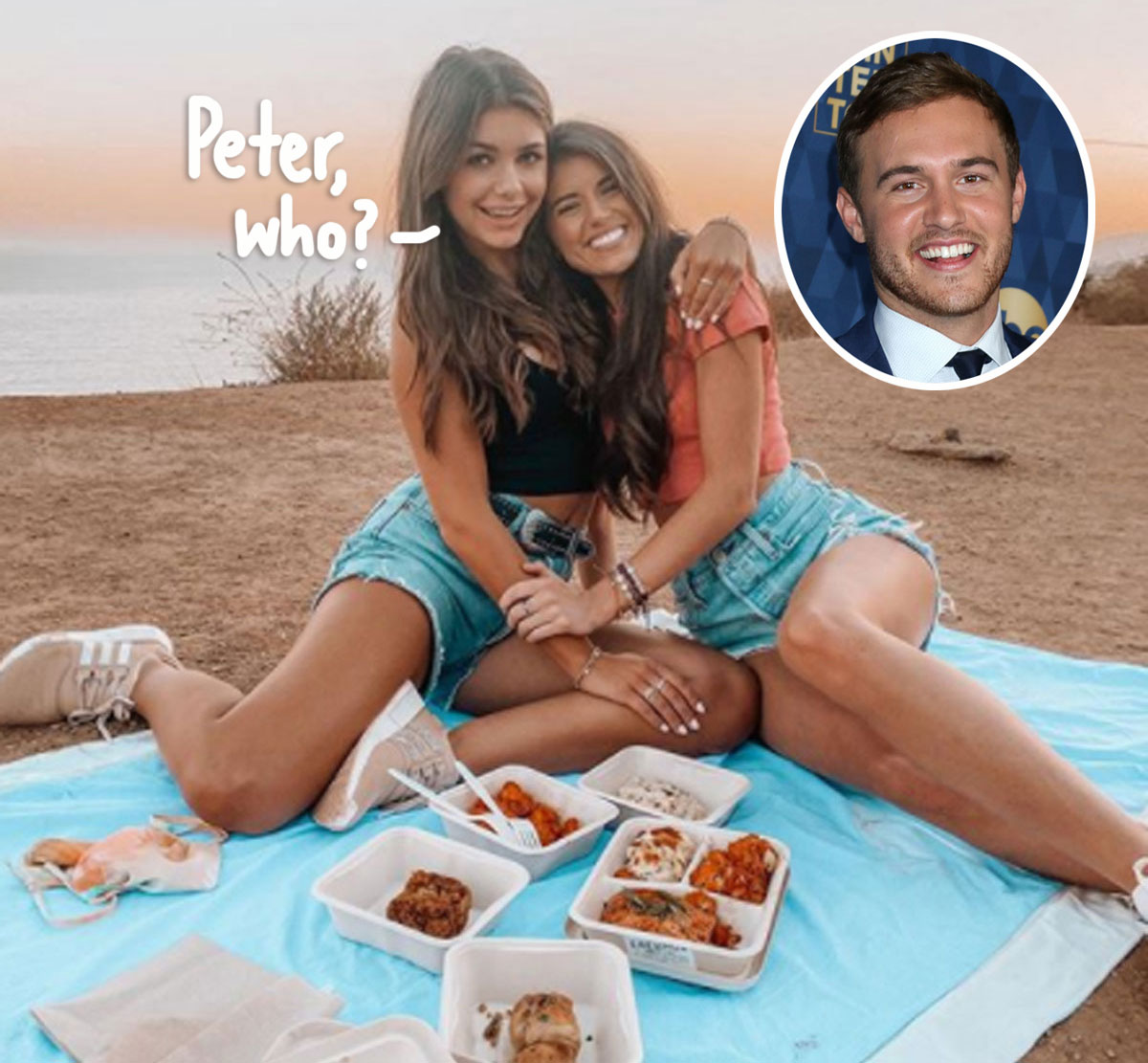 Former 'Bachelor' contestants Madison Prewett and Hannah Ann Sluss reunite for a picnic date.