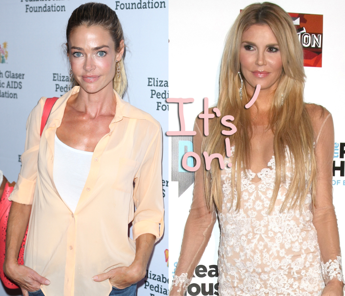 Denise Richards Finally Confronted With Brandi Glanvilles Hookup Allegations In New RHOBH Ep Please Do Not Air This!