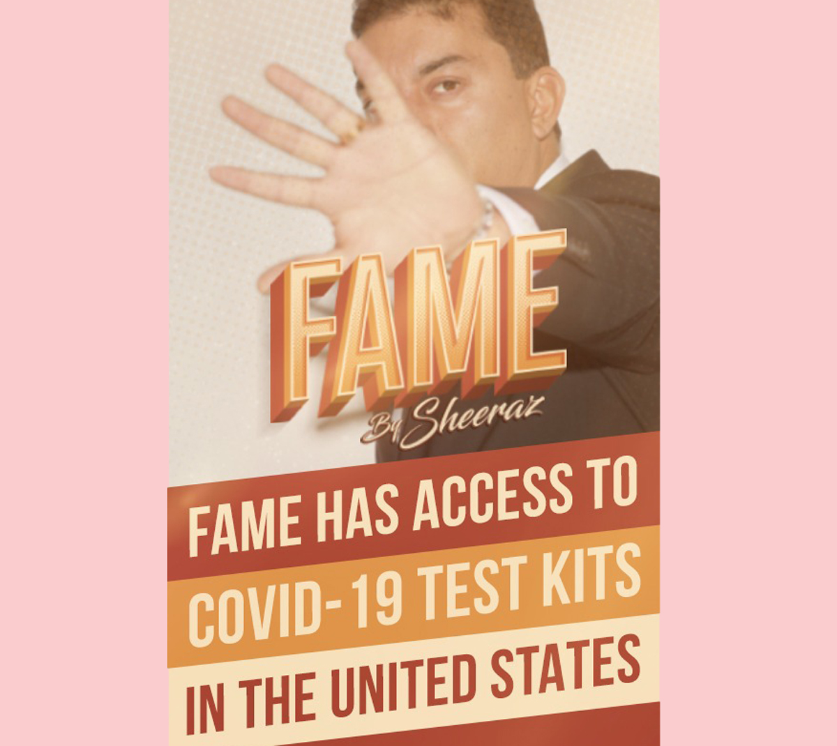 Fame by Sheeraz is producing thousands of coronavirus test kits!