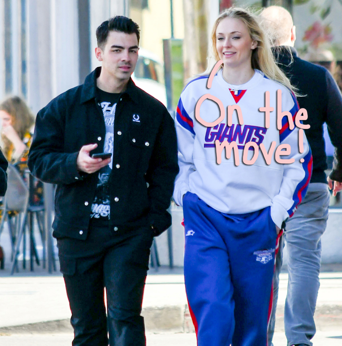 Joe Jonas and Sophie Turner go for a summertime stroll! Awww!