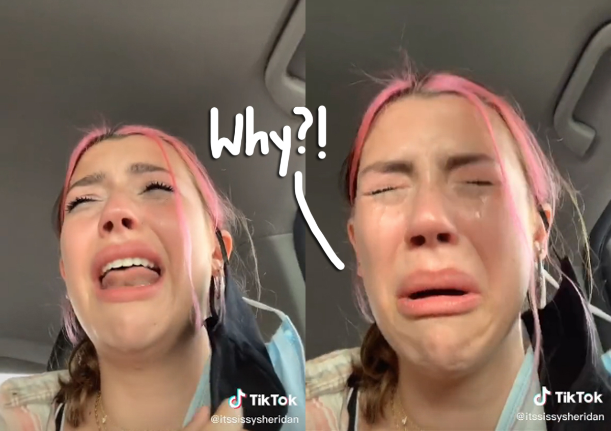 TikTok Star FREAKS After Having Face Mask Accidentally Pierced Into Her ...