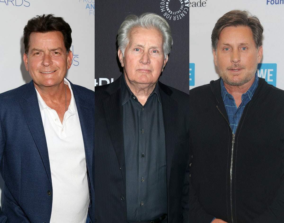 Charlie Sheen Martin Sheen and Emilio Estevez are related