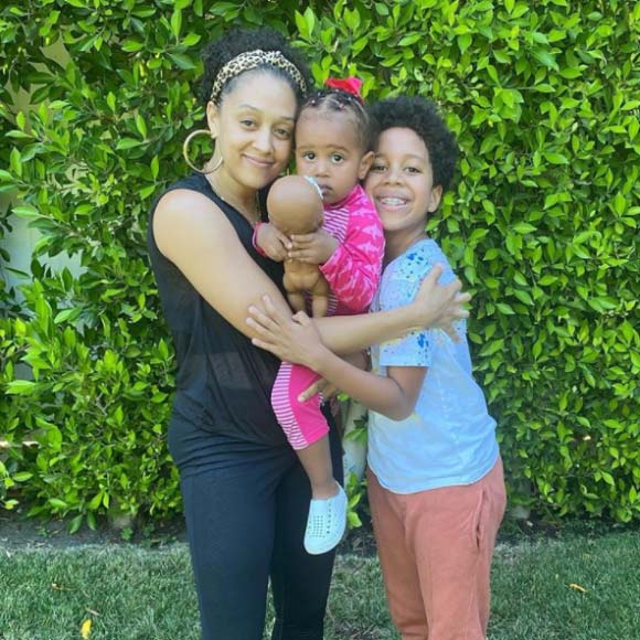 Tia Mowry opens up about her weight loss journey two years after giving birth to her second child.