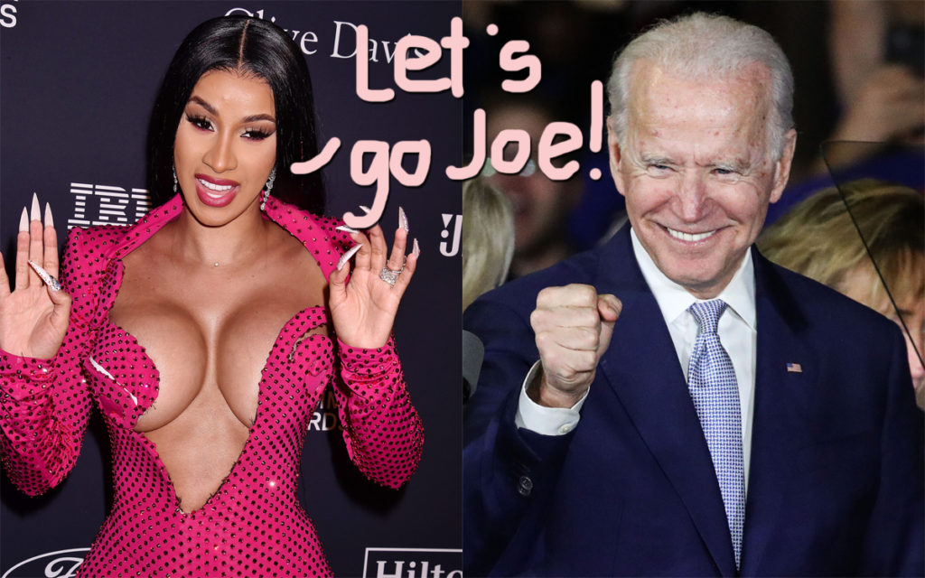 cardi b joe biden elle interview