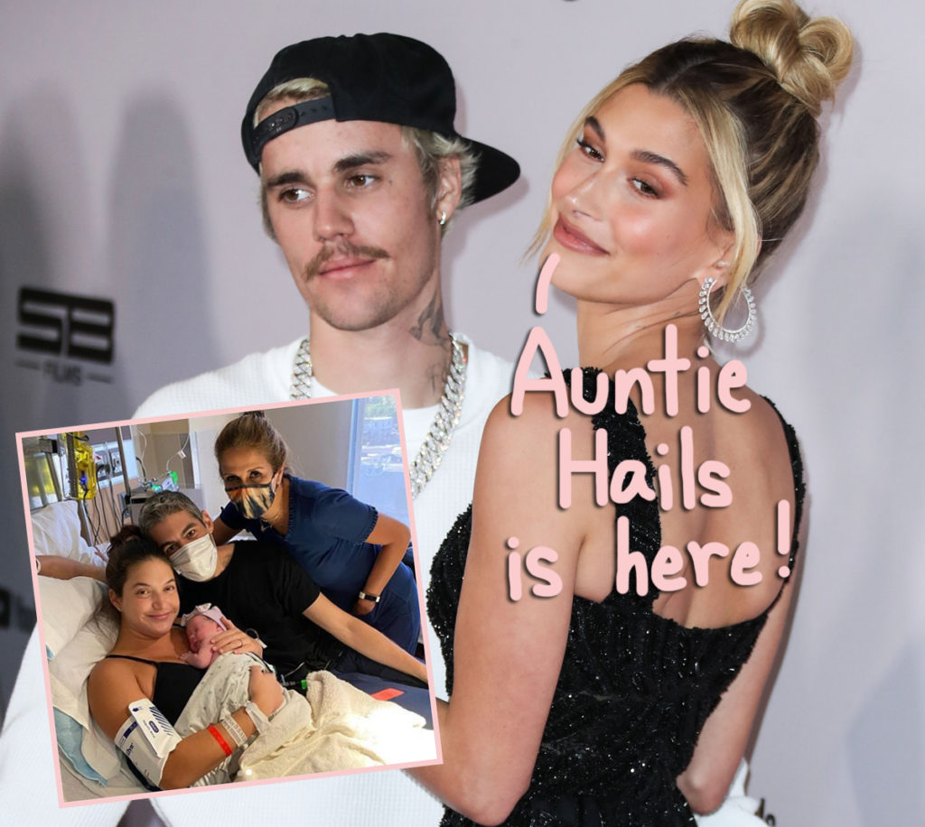 Hailey Bieber Proudly Posts About Becoming An Aunt After Older Sister Alaia Gives Birth Perez Hilton