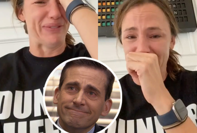 Jennifer Garner Weeping Uncontrollably Over The Office Finale Is So Relatable Watch Perez Hilton