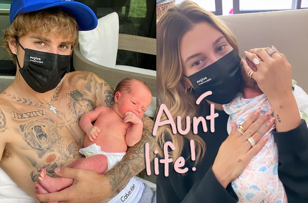 Justin & Hailey Bieber Are The Cutest Aunt & Uncle EVER ...
