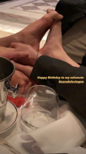 kaia gerber wishes cara delevingne happy birthday