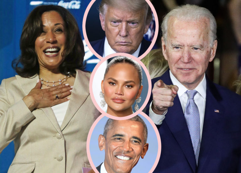 Celebs React To Kamala Harris Becoming Joe Biden's VP Pick! - Perez Hilton