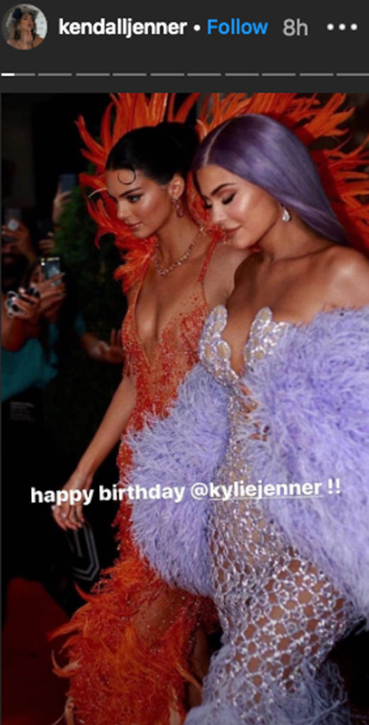 Kendall Jenner wishes little sis Kylie a happy 23rd birthday!