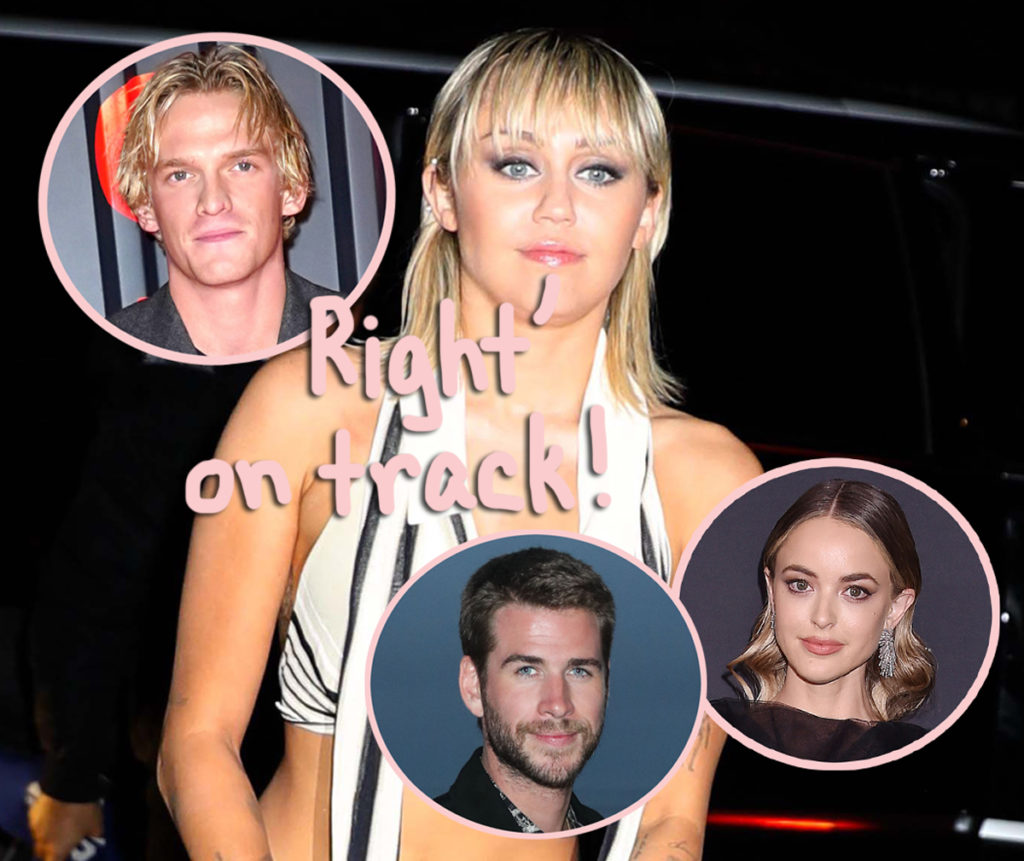 Miley Cyrus is in a MUCH better place than she was a year ago following the LIam Hemsworth split!