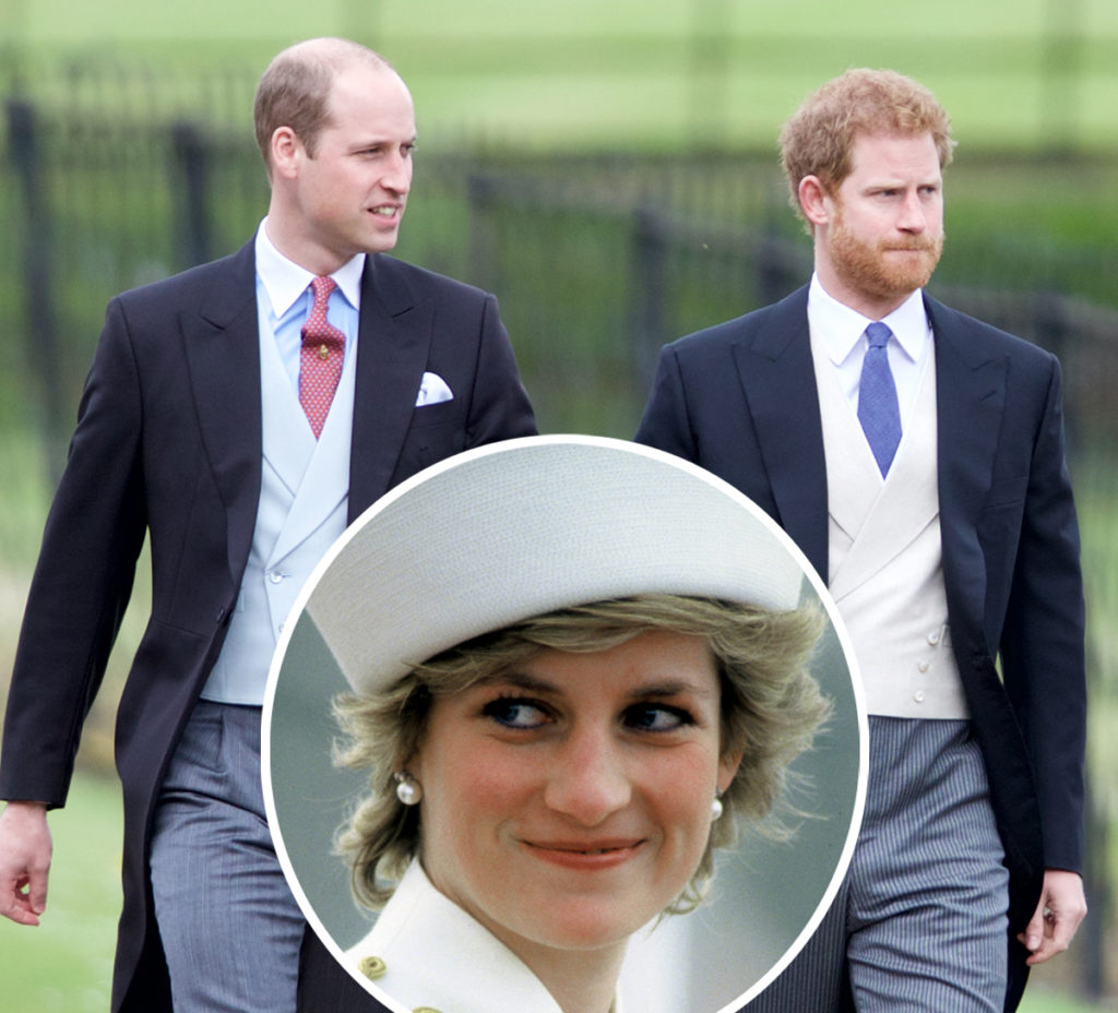 Prince William And Prince Harry Come Back Together To Announce Princess Diana Tribute Perez Hilton