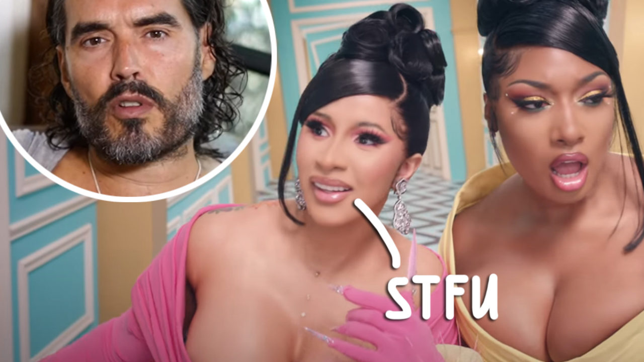 Cardi Bxxxvideos - Twitter Dunks On Russell Brand's Wack Criticism Of Cardi B & Megan Thee  Stallion! - Perez Hilton