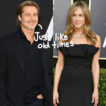 Jennifer Aniston Reunites With Brad Pitt For A STEAMY Moment During Fast Times Table Read!
