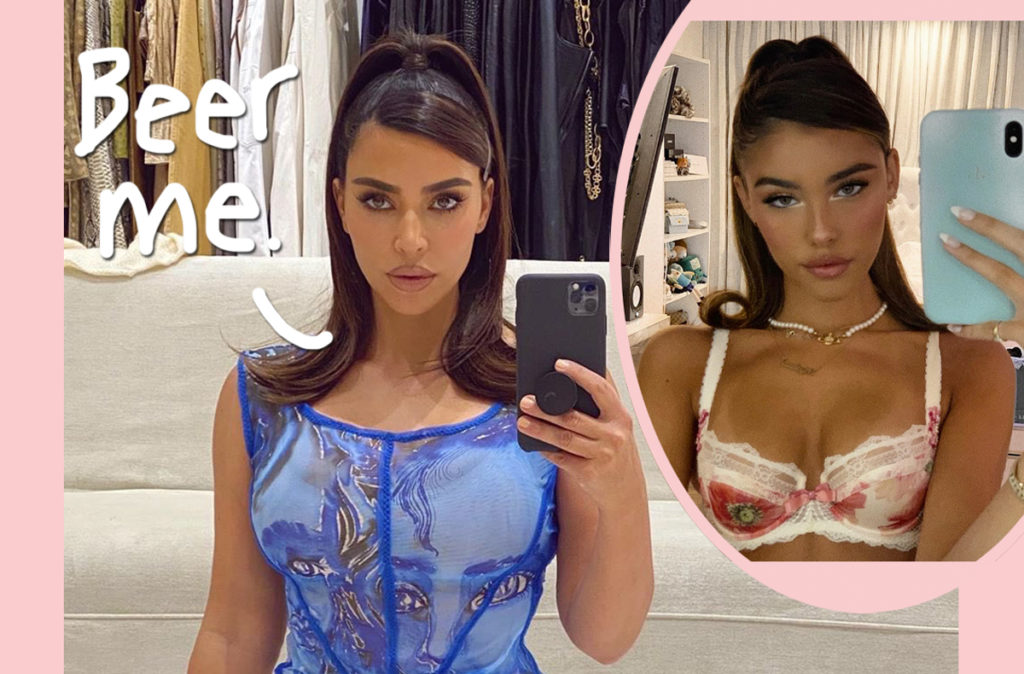 Kim Kardashian Face Madison Beer