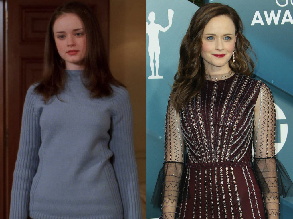 alexis bledel on gilmore girls then and now