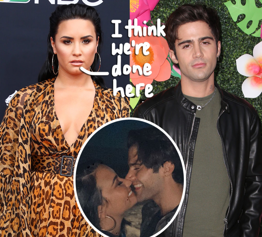 Demi Lovato Very Close To Ending Things With Fiancé Max Ehrich Perez Hilton