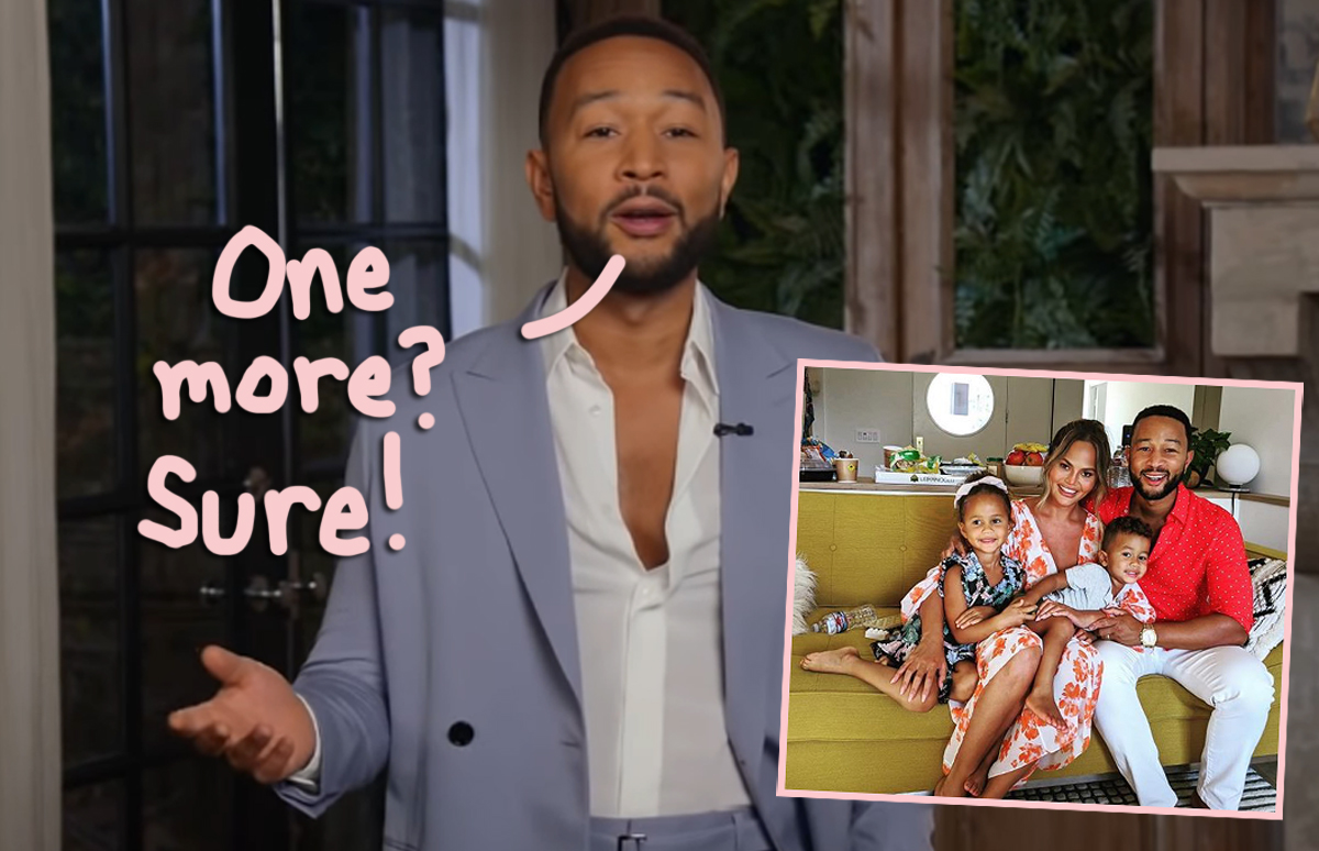 John Legend Hilariously Jokes About Why He & Chrissy Teigen Wanted Baby ...