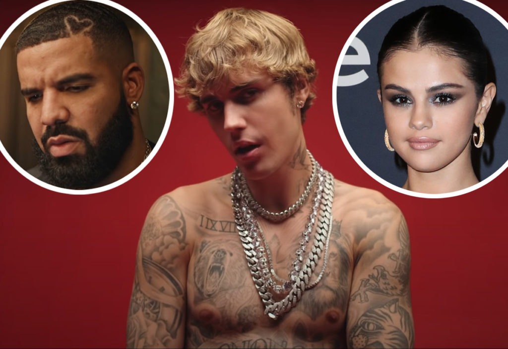 Justin Bieber Raps Selena Gomez's Name In Drake's New Music Video