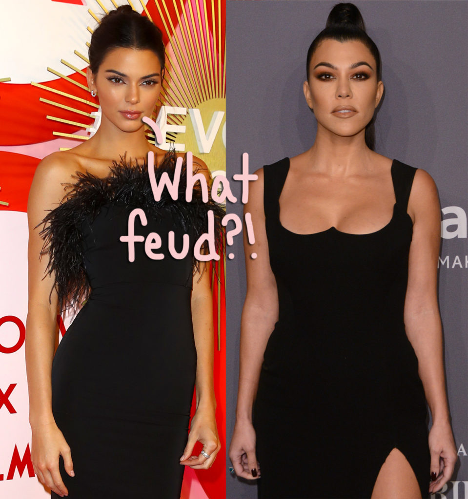 Kendall Jenner And Kourtney Kardashian Respond To Rumors Of A Feud After 